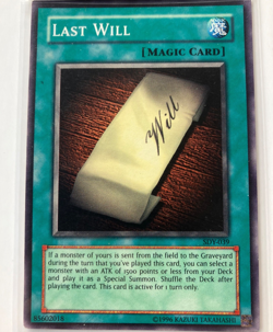 Last Will SDY-039 Starter Deck: Yugi Unlimited (MP) - Image 1