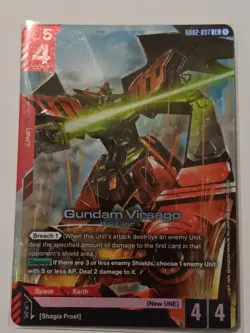 Gundam Card Game Dual Impact GD02 Gundam Virsago LR GD02-037 - Image 1