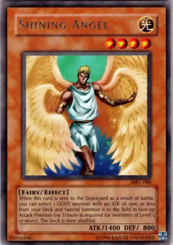 Yu-Gi-Oh TCG Shining Angel Magic Ruler MRL-088 Unlimited Rare Card NM - Image 1