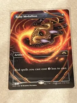 Ruby Medallion (Borderless) Modern Horizons 3 Regular - Image 1