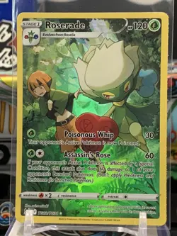 Roserade TG02/TG30 Lost Origin Trainer Gallery Pokemon Card NM4M - Image 1