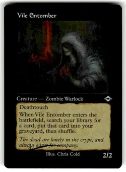 Modern Horizons 2 Vile Entomber Foil Etched Retro Frame - Image 1