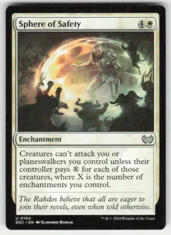 Duskmourn: House of Horror Commander Sphere of Safety Commander/Uncommon - Image 1