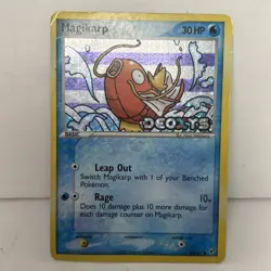 Pokemon TCG Magikarp 64/107 EX Deoxys Stamped Reverse Holo Card - Image 1