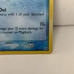 Pokemon TCG Magikarp 64/107 EX Deoxys Stamped Reverse Holo Card - Image 4