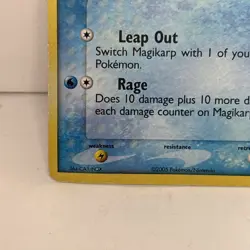 Pokemon TCG Magikarp 64/107 EX Deoxys Stamped Reverse Holo Card - Image 5
