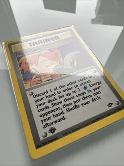 1st Ed Pokemon Card Gym Challenge Misty’s Tears 118/132 English RARE LP/NM - Image 2