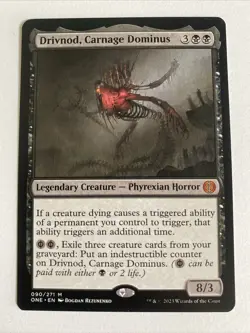 MTG Drivnod, Carnage Dominus Phyrexia: All Will Be One 090/271 Regular Mythic - Image 1