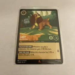 Lorcana Lady Decisive Dog Reign of Jafar Card 33/204 Regular NM/M Condition - Image 2