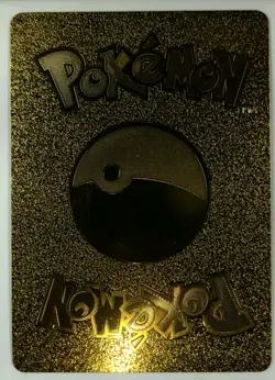 Pokemon Pikachu Mega Lucario Cosplay 625HP Gold Foil Fan Art Card #009 - Image 2