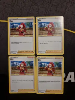 Pokemon Trainer Card Zisu Trainer Supporter 159/189 ×4 playset astral radiance - Image 1