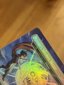 Porom’s Silence Magic, R 7003, MTG Final Fantasy Secret Lair Misprint Miscut OC - Image 2