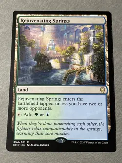 Rejuvenating Springs #354 (NM) Commander Legends CMR Magic MTG - Image 1