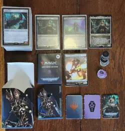 Magic The Gathering Warhammer 40,000 Necron Dynasties Commander Deck Used - Image 1