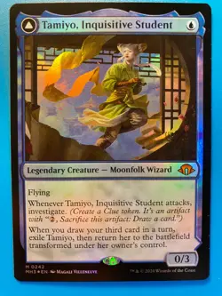 MTG 1x FOIL Tamiyo, Inquisitive Student 242 Modern Horizons 3 Magic the x1 NM - Image 1