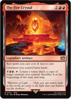The Fire Crystal (Regular, #135, NM) Final Fantasy (FIN), MTG - Image 1