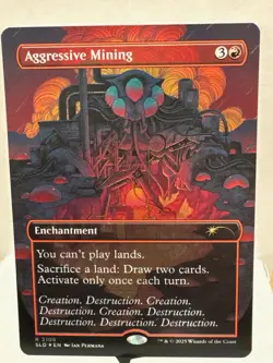 Aggressive Mining (Galaxy Foil) Secret Lair Drop Foil Original Run - Image 1