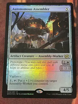MTG - 1x Autonomous Assembler - Foil / The Brother’s War NM - Image 1