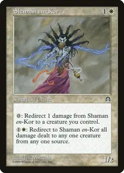 MTG English - Shaman en-Kor - Stronghold - X1 - (LP) - Image 1