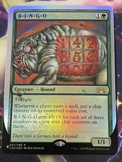 MTG - 1x B-I-N-G-O - FOIL / The List Unfinity NM - Image 1