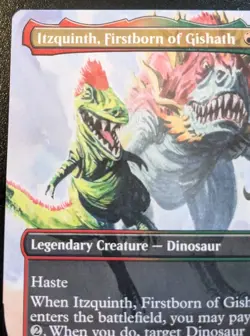 Itzquinth Firstborn Of Gishath (Borderless) 0331 Uncommon Lost Caverns Of Ixalan - Image 2