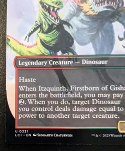 Itzquinth Firstborn Of Gishath (Borderless) 0331 Uncommon Lost Caverns Of Ixalan - Image 4