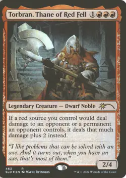 MTG Torbran, Thane of Red Fell (463) *Foil* Secret Lair: Wayne Reynolds MT/NM - Image 1