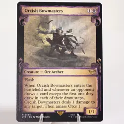 Orcish Bowmasters Showcase Scrolls 554 LoTR MTG NM Regular See Video - Image 1