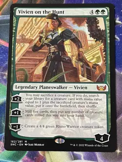 MTG - 1x Vivien on the Hunt - Streets of New Capenna NM - Image 1