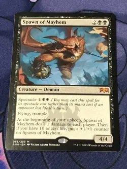 2019 MTG - Spawn of Mayhem - Ravnica Allegiance NM - Image 1