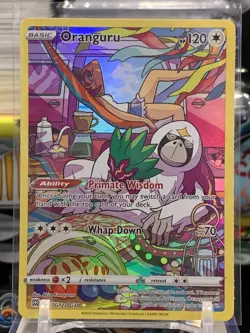 Pokemon TCG Oranguru Sword & Shield Brilliant Stars TG12/TG30 Holo Secret Rare2Y - Image 1