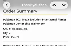 ✅ PRESALE Pokemon Center Phantasmal Flames ETB SEALED ✅ - Image 1