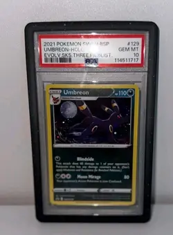 PSA 10 Umbreon SWSH129 2021 Evolving Skies Black Star Promo Gem Mint Pokemon TCG - Image 1