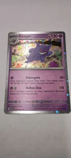 Gengar 094/165 Cosmo Holo Promo Pokemon Mew 151 Sam's Club Mini Tins - Image 1