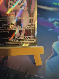 Pokemon Mewtwo EX TCG Team Rockets 213/182 Full Art Destined Rivals NM - Image 4