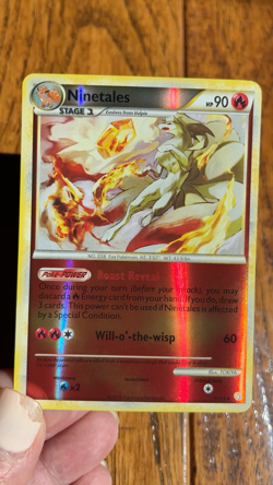 Pokemon Reverse Holo Ninetales HeartGold SoulSilver 7/123 NM - Image 2