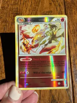 Pokemon Reverse Holo Ninetales HeartGold SoulSilver 7/123 NM - Image 4