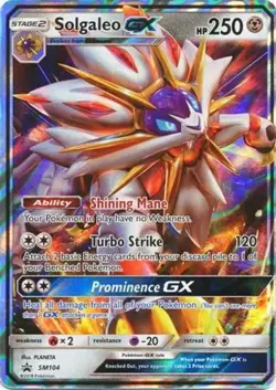 Solgaleo GX - SM104 - Promo - SM Black Star Promos NM, English Pokemon Promos - Image 1