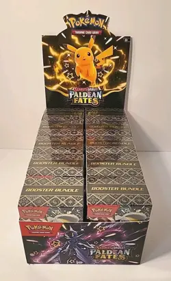 Pokemon TCG Scarlet & Violet Paldean Fates Booster Bundle New Open Display Box - Image 2