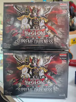 Yu-gi-oh Supreme Darkness Mini Four Pack Booster Box Sealed 1st Edition 25th - Image 1
