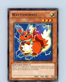 Yu-Gi-Oh TCG Wattsquirrel STBL-EN029 1st Edition Regular Rare Card NM - Image 1
