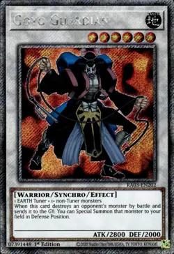 Goyo Guardian - Platinum Secret Rare 1st Edition RA03-EN202 - NM - YuGiOh - Image 1