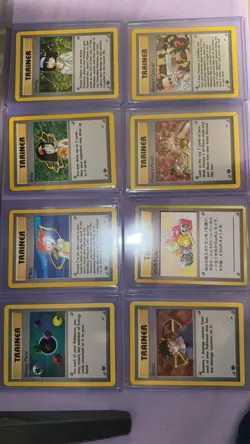 Pokemon First Edition Trainer Cards - Image 1