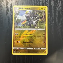 Pokemon Card Hakamo-o Dragon Majesty Reverse Holo 53/70 Common - Image 1