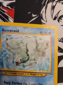 Remoraid 80/105 - Neo Destiny - WOTC Pokemon TCG Card - MP - Image 2