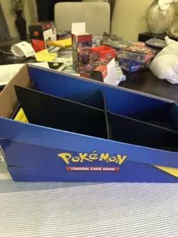 Pokemon Trading Card Game Retail Cardboard Display Box Only - Image 1
