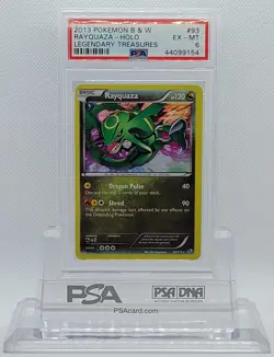 POKEMON LEGENDARY TREASURES RAYQUAZA #93 HOLO FOIL CARD PSA 6 EX-MT #* - Image 2