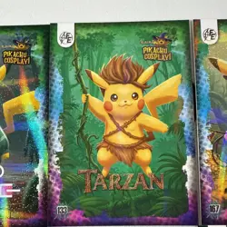 Pokemon Pikachu Cosplay FE Holiday Box Hits. Non Tcg Fan Art Cards. Lot (17) - Image 3