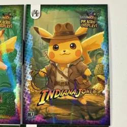 Pokemon Pikachu Cosplay FE Holiday Box Hits. Non Tcg Fan Art Cards. Lot (17) - Image 4