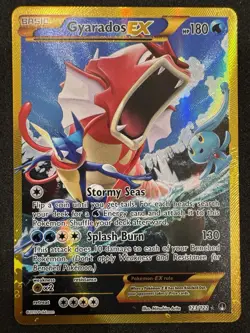 Pokemon TCG Gyarados EX 123/122 XY Breakpoint 2016 Secret Holo Rare Card - Image 1